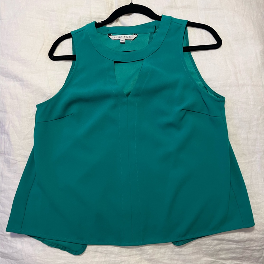 Trina Turk Tank - with split back - Picture 4 of 4